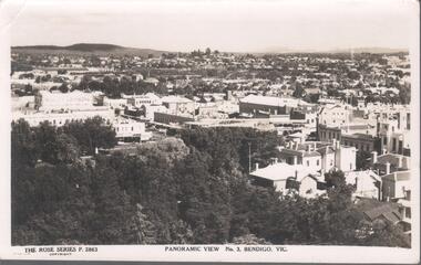 Postcard - Panoramic View, Bendigo