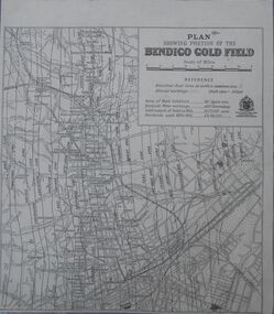 Map - Bendigo Gold Field