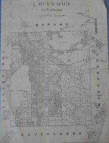 Map - Lockwood County of Bendigo
