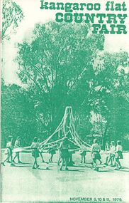 Book - STRAUCH COLLECTION - KANGAROO FLAT COUNTRY FAIR, NOVEMBER 9, 10 & 11 1979, 1979