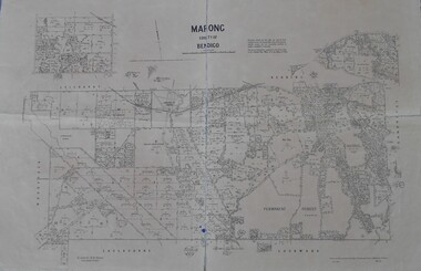 Map - Marong County of Bendigo