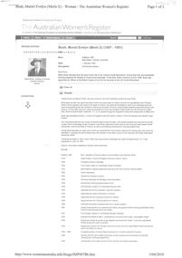 Document - Research Documents Merle Bush