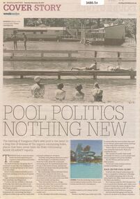 Newspaper - "Pool Politics Nothing New", Bendigo Advertiser, November 25 2017