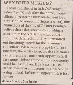 Newspaper - Letter To The Editor