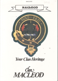 Booklet - Your Clan Heritage - Clan Macleod, 1989