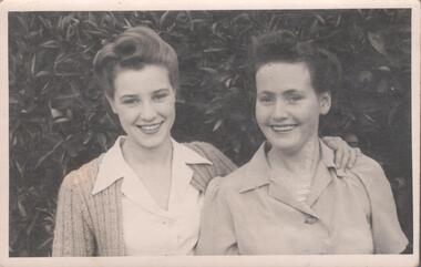 Photograph - Two young ladies