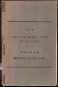 Administrative record - Electoral Roll, 1915