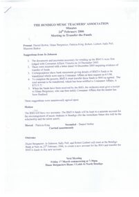 Archive - Bendigo Music Teachers Association 1999 - 2006