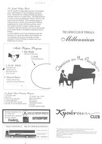 Programme - The Bendigo Symphony Orchestra