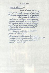 Document - Country Party role 1967
