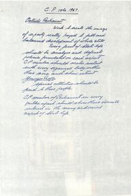 Document - Country Party role 1967