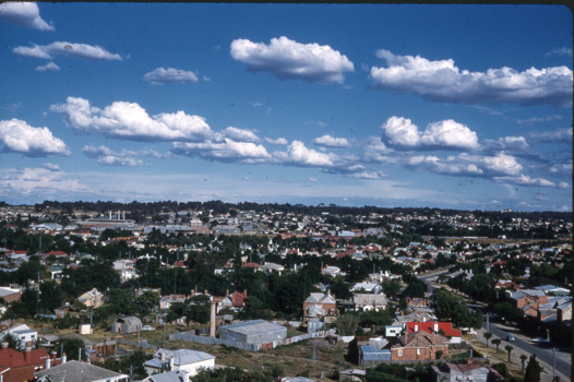 View overlooking East Bendigo in the distance