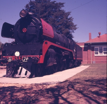 Tourist attraction R766 in the Victorian Railway's Institute Gradens near the Bendigo Station