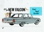 Colour Slide advertising the "New Falcon" with boy on a ladder with a bucket washing the car - and the slogan "Trim! Taut! Terrific"