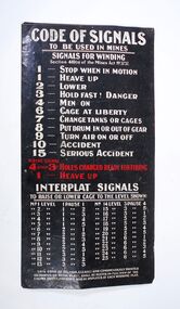 Sign - Code of Signals Sign