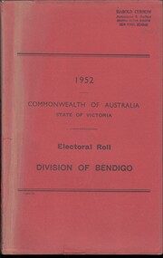 Administrative record - Electoral Roll, 1915