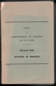 Administrative record - Electoral Roll, 1915