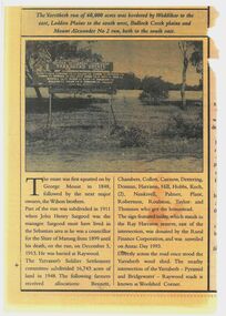 Newspaper - Newspaper articles - North Central Loddon Region