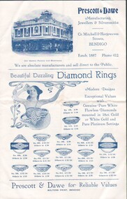 Flyer - Prescott & Dawe jewelers