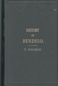 Book - History of Bendigo G. Mackay