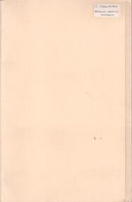 Document - GOLDEN SQUARE HIGH SCHOOL COLLECTION: OPENING CEREMONY NOTES, 1985