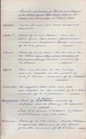 Administrative record - GOLDEN SQUARE HIGH SCHOOL COLLECTION: PARENTS AND CITIZENS MINUTE BOOK, 1964 - 1965