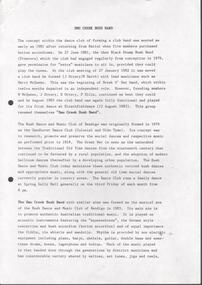 Object - EMU CREEK BUSH BAND COLLECTION: HISTORY, 1990s