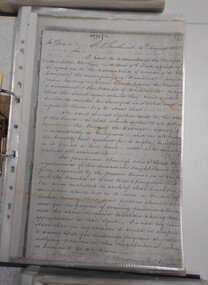 Document - RICHARD LARRITT COLLECTION: LETTERS, 1850s