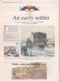 Document - DOCUMENT. AN EARLY SETTLER
