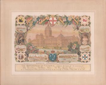 Ceremonial object - INVITATION, AT A CONVERSAZIONE IN THE EXHIBITION BUILDING