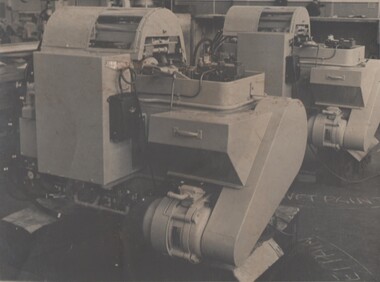 Photograph - BENDIGO ORDINANCE FACTORY COLLECTION: GEAR BURNISHING MACHINES FOR GENERAL MOTORS - HOLDENS LIMITED