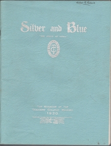 Magazine - POLLOCK COLLECTION: SILVER AND BLUE 1930