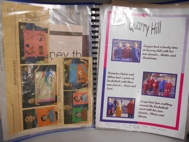 Document - JOHN WILLIAMS COLLECTION: QUARRY HILL PRIMARY SCHOOL