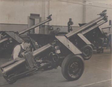 Photograph - BENDIGO ORDINANCE FACTORY COLLECTION: 120MM RECOIL-LESS ANTI-TANK GUN, 1950s