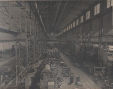 Photograph - BENDIGO ORDINANCE FACTORY COLLECTION: INTERNAL VIEW OF FACTORY MANUFACTURING OPERATIONS 1950S, 1950s
