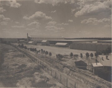 Photograph - BENDIGO ORDINANCE FACTORY COLLECTION: AERIAL VIEW OF FACTORY COMPOUND