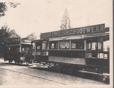 Photograph - BENDIGO TRAMS CIRCA 1923