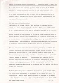Document - JOAN O'SHEA COLLECTION: BENDIGO AND DISTRICT TOURISM ASSOCIATION