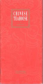 Programme - JOAN O'SHEA COLLECTION: CHINESE TEA HOUSE PROGRAMME