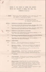 Document - EDWIN BUCKLAND COLLECTION: MINUTES OF 172ND MEETING OF C.F.A, 1957