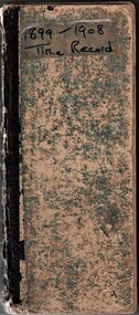 Book - SEVENTH-DAY ADVENTIST COLLECTION: 1899-1909 TITHE RECORD, 1899 - 1908