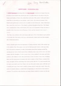 Document - AMY HUXTABLE COLLECTION: ANNE CURRIE, A COLONIAL WIFE