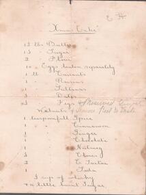 Document - EDWIN BUCKLAND COLLECTION: XMAS CAKE RECIPE