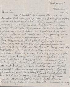 Document - EDWIN BUCKLAND COLLECTION: LETTER