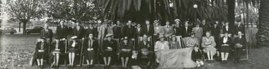 Photograph - LYDIA CHANCELLOR COLLECTION: BENDIGONIAN SOCIETY GROUP OF PEOPLE IN PARK, 1900s