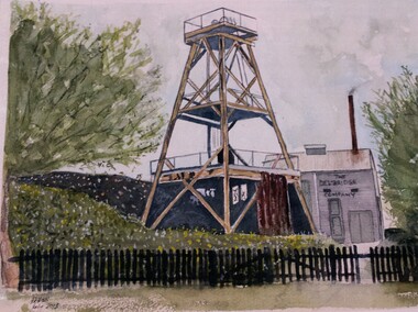 Photograph - JOHN HALL COLLECTION:  PHOTO OF THE ORIGINAL WATER COLOUR PAINTING:  THE DELBRIDGE COMPANY