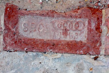Photograph - BHS COLLECTION: KAY MACGREGOR BENDIGO GAOL (JAIL) DURING RE-CONSTRUCTION, 2014