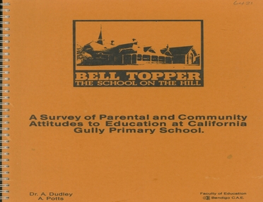 Book - BELL TOPPER - THE SCHOOL ON THE HILL, 1985