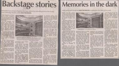 Newspaper - THEATRES COLLECTION: ROYAL PRINCESS THEATRE