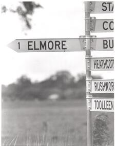 Photograph - PHOTGRAPH. DIRECTION SIGNPOST